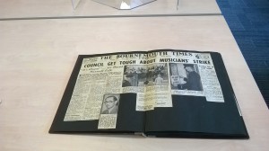 Day by Day scrap book of the Bournemouth strike