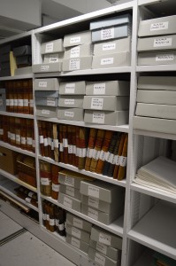 The catalogued collection in the Archives Store