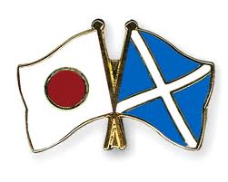 Scotland and Japan flags
