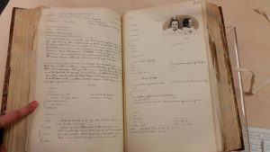 Female case book containing detailed notes on patients admitted to the asylum.