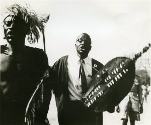 Independence supporters in Malawi photographed by Mackay in 1960.